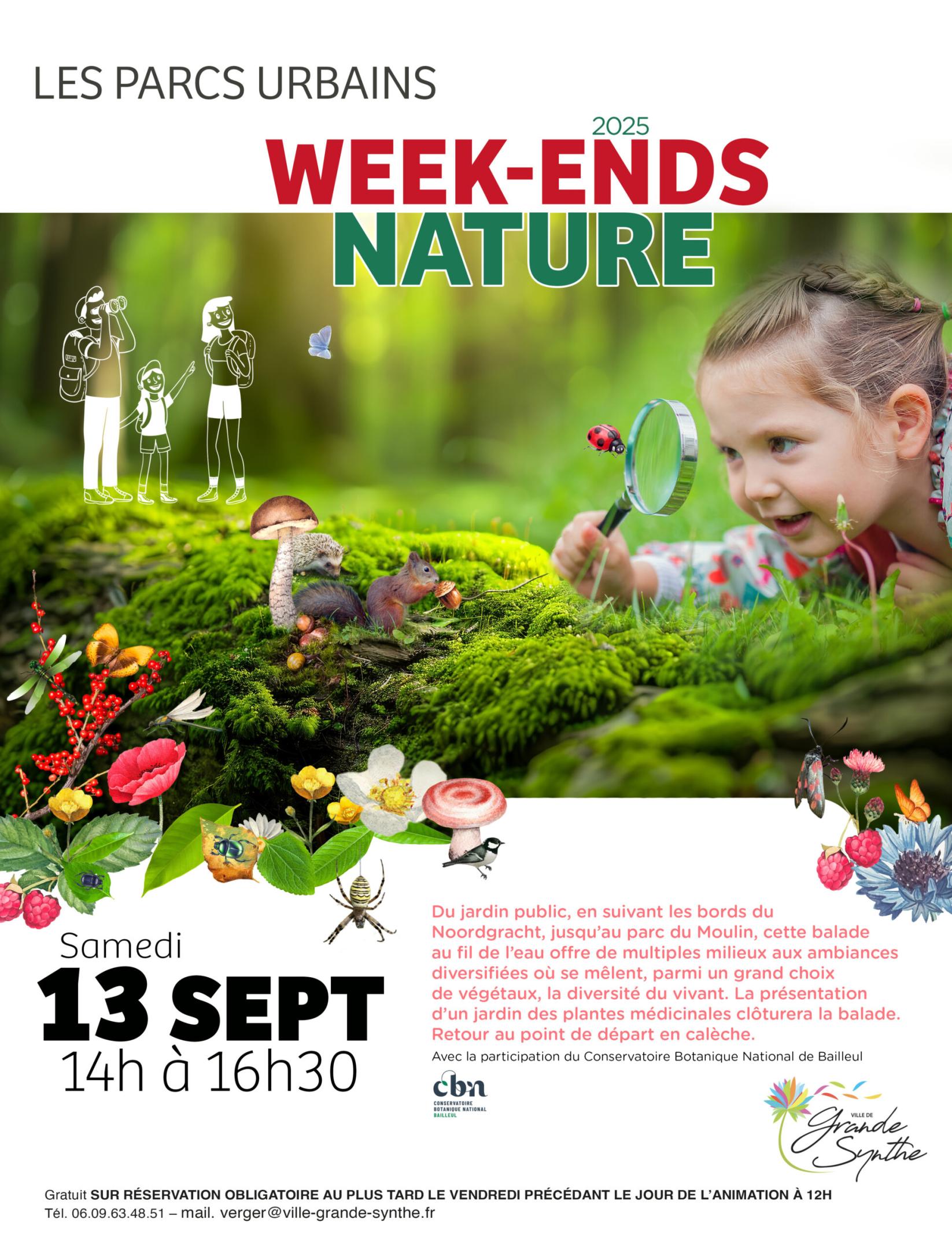 Sortie nature ” Les parcs urbains ” – Grande-Synthe (Nord)